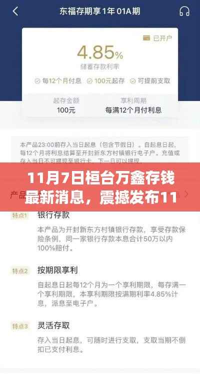 科技革新下的智能存款,桓台万鑫存钱最新动态发布,引领未来存款新趋势!