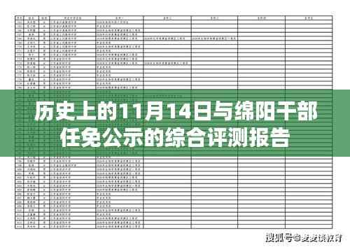 历史上的11月14日与绵阳干部任免公示的综合评测报告