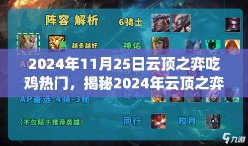 揭秘科技巅峰之作,云顶之弈吃鸡神器引领未来潮流的游戏利器(2024年最新热门攻略)