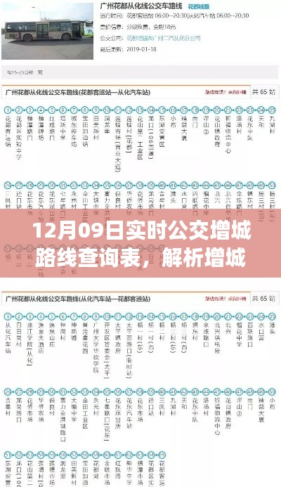 12月09日增城公交路线调整解析,实时查询表背后的考量与观点碰撞