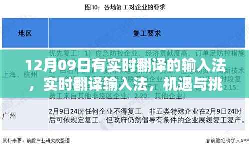 实时翻译输入法,机遇与挑战并存