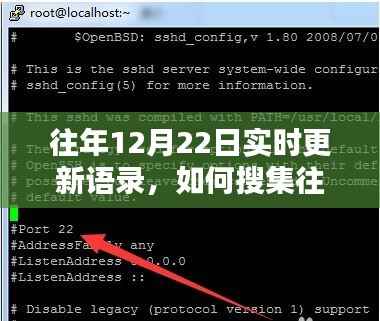 往年12月22日语录实时更新指南,搜集步骤与启示