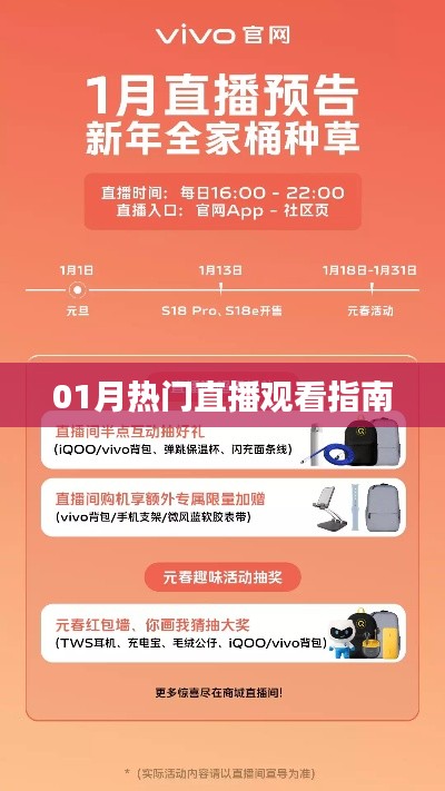 热门直播观看指南,一月不容错过