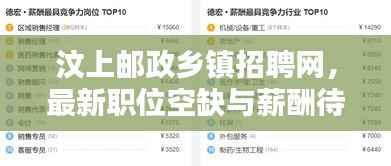 汶上邮政乡镇招聘网，最新职位空缺与薪酬待遇揭秘