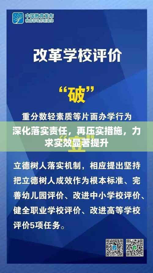 深化落实责任，再压实措施，力求实效显著提升
