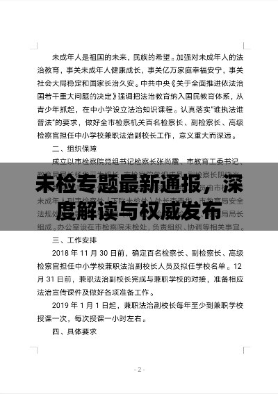 未检专题最新通报,深度解读与权威发布