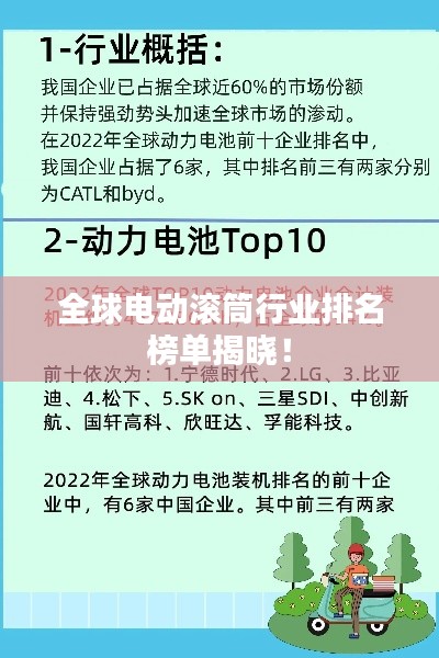 全球电动滚筒行业排名榜单揭晓！